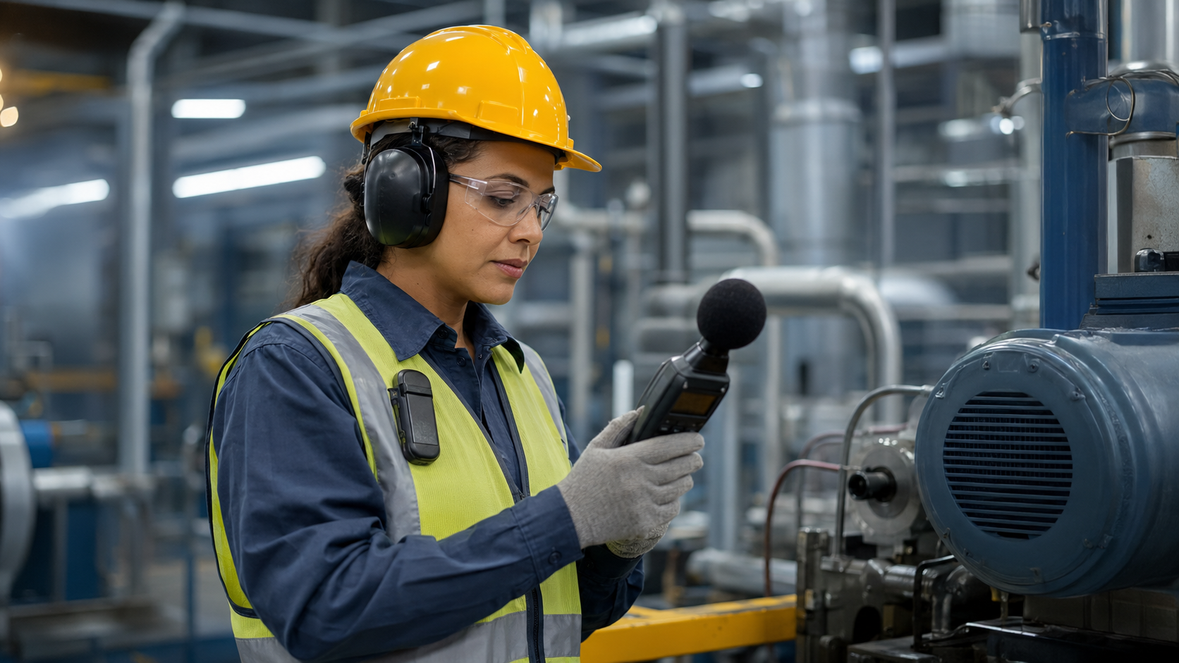 Avaliação quantitativa de ruído em ambiente industrial